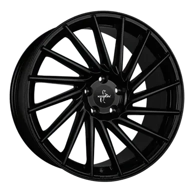 Abbildung von KESKIN 5 loch 19Zoll 112mm Alufelge KT17 Hurricane MattSchwarz / Poliert KT178519511230MBP Felge
