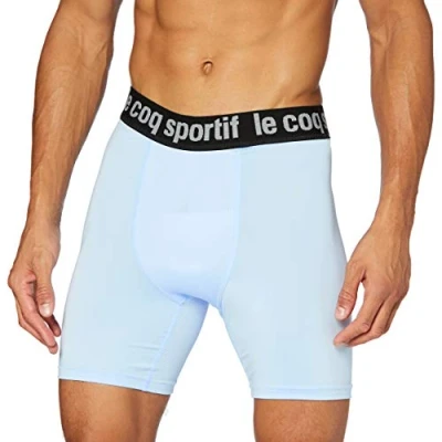 Abbildung von Le Coq Sportif Herren Training Smartlayer Short M, Blau, Large