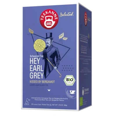 Abbildung von Teekanne Selected Bio Hey Earl Grey, 25 Luxury Cups, 0.05 von FROG.coffee