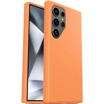 Abbildung von Samsung Galaxy S24 Ultra Hülle Kunststoff OtterBox Hard Case/Backcover Handyhülle Orange Shockproof/Stoßfest