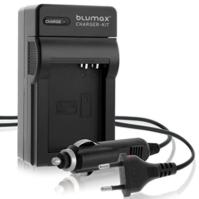 Abbildung von Blumax NB 10L Ladegerät passend zu Canon PowerShot G16 G15 G1 X G3 und SX40 SX50 SX60 HS