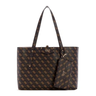 Abbildung von Guess Brenton TOTE SET Handtasche, Damen, Größe: One Size, Brown