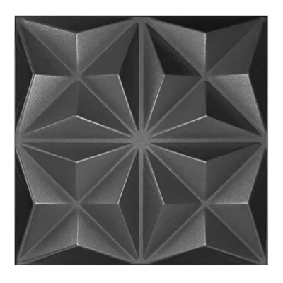 Abbildung von IKHEMalarka 3D Wandpaneel aus Polystyrol Styropor XPS, BxL: 50,00x50,00 cm, 0,25 qm, (32 tlg) Paneelen für Decken &amp; Wand 50x50cm
