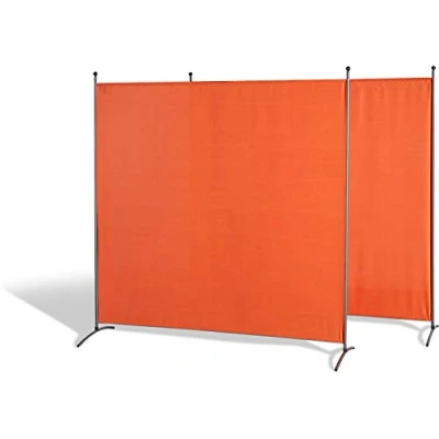 Abbildung von GRASEKAMP Qualität seit 1972 Doppelpack Stellwand 178x178cm Terra Paravent Raumteiler Trennwand Sichtschutz