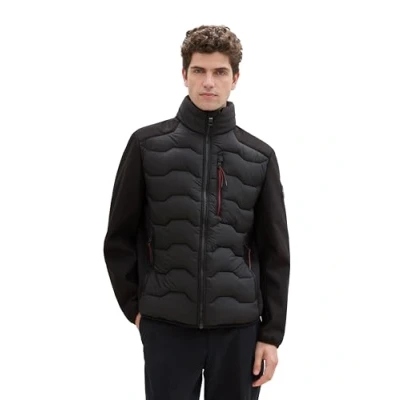 Abbildung von TOM Tailor Hybrid Winterjacke, Herren, Größe: Medium, Black