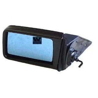 Abbildung von Außenspiegel Van Wezel 3024804 rechts blau getönt, Komplettspiegel, konvex, inneneinstellbar, Einstellung: Gestänge MERCEDES BENZ: W124 Limousine, 190
