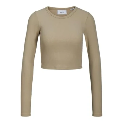 Abbildung von JJXX Feline LS Langarmshirt, Damen, Größe: XXL, Incense