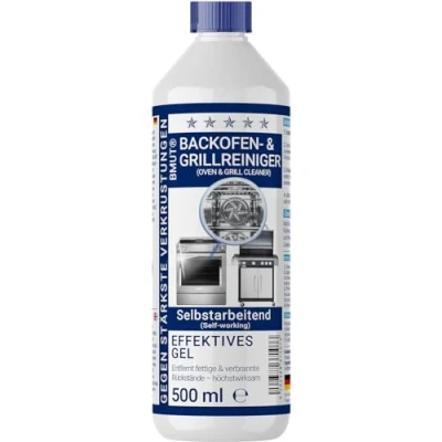 Abbildung von 500ml Backofenreiniger extra stark Gel Paste Backofen und Grillreiniger gegen Eingebranntes &amp; Verkrustungen selbstarbeitend
