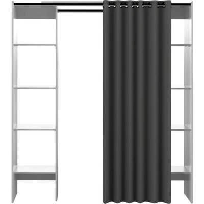 Abbildung von TemaHome Kleiderschrank &quot;TOM&quot;, Ausziehbarer auf 185,3 cm