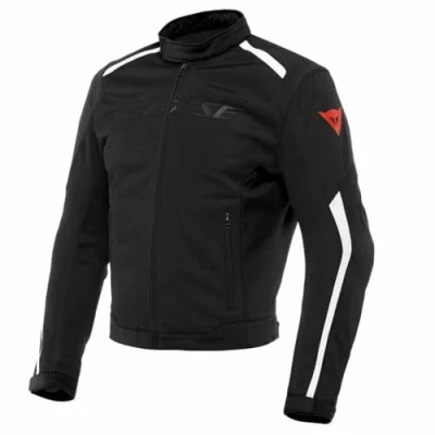 Abbildung von Dainese Hydraflux 2 Air D Dry Jacket, Motorradjacke Sommer mit Abnehmbarem Wasserdichtem Futter, Herren, Schwarz/Weiß, 44