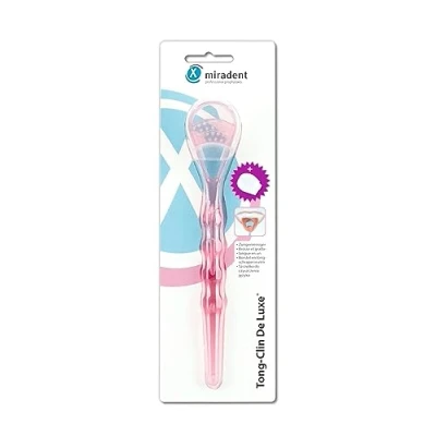 Abbildung von Tong Clin De Luxe Zungenreiniger pink transparent