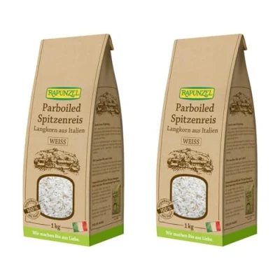 Abbildung von Rapunzel Parboiled Spitzenreis Langkorn, weiß, 2er Pack (2 x 1 kg)