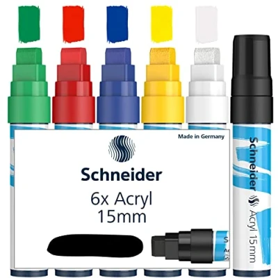 Abbildung von Acryl Marker Schneider Paint it 330, etui 6st.