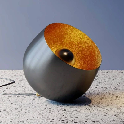 Abbildung von Kare Design Bodenleuchte Apollon Smooth, Schwarz, Ø50cm, Bodenstehleuchte, Bodenlampe, Lampe, Licht Deko, Leuchtmittel nicht inklusiv