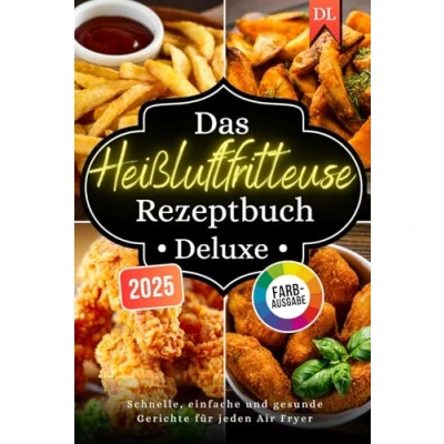 Abbildung von Das Heißluftfritteuse Rezeptbuch Deluxe: Schnelle, einfache und gesunde Gerichte für alle Air Fryer Modelle geeignet