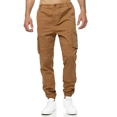 Abbildung von Tazzio Cargo Hose Männer Cargohose Herren Regular Fit A300 (W31, Camel)