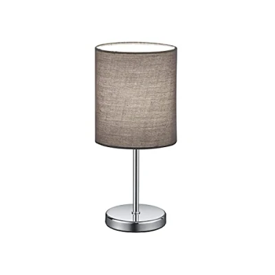 Abbildung von TRIO Leuchten Schreibtischlampe Jerry, E14 Tischleuchte exkl. Leuchtmittel, mit Stoffschirm u. Schnurschalter