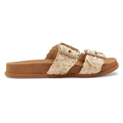 Abbildung von Roxy INTO Summer Pantolette flach, Damen, Größe: 39, Nat Kunststoff/textil
