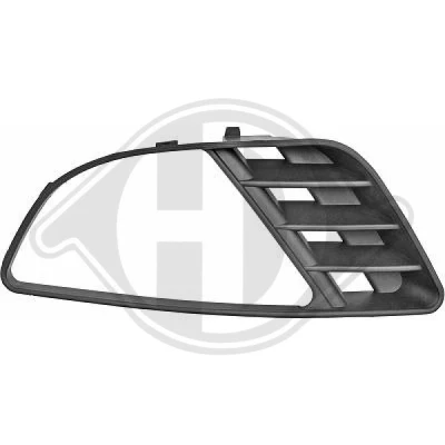 Abbildung von DIEDERICHS Priority Parts 1404049 Lüftungsgitter links für Fahrzeuge mit Nebelscheinwerfer FORD: FIESTA 5