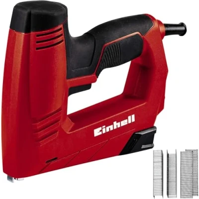 Abbildung von Einhell Elektro Tacker TC EN 20 E, 220 240 in V, (Set), inkl. 1.000 Klammern und 500 Nägel