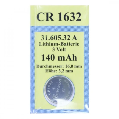Abbildung von Batterien Lithium 3v Cr 1632