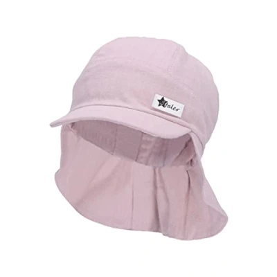 Abbildung von Sterntaler Schirmm Nacken Charakter Cap für Kinder, Größe: 43, Helles rosa