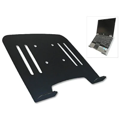Abbildung von Drall Schwarze Adapter Platte zur Ablage von Laptop Notebook Netbook Tablet PC Befestigung an Wandhalterung mit VESA 75 Modell: IP3B