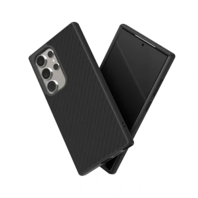 Abbildung von RhinoShield Case kompatibel mit [Galaxy S24 Ultra] SolidSuit Stoßdämpfende &amp; schlanke Schutzhülle Premium Finish 3.5 Meter Fallschutz Carbon Fiber