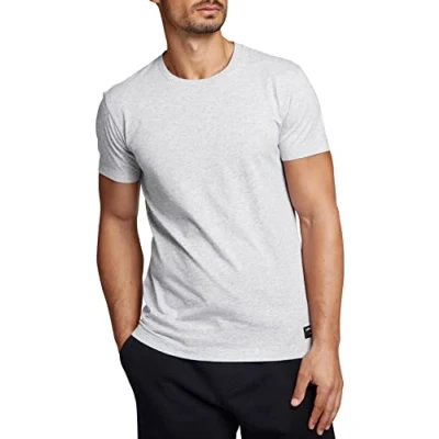 Abbildung von Björn Borg Centre Tshirt basic, Herren, Größe: Large, Light grey melange