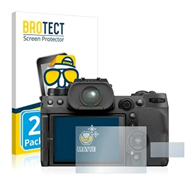 Abbildung von BROTECT Entspiegelungs Schutzfolie für Fujifilm X H2S (2 Stück) Matte Displayschutz Folie, Anti Reflex, Fingerprint