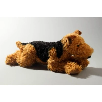 Abbildung von Uni Toys Kuscheltier Airedale Terrier, liegend 43 cm (Länge) Plüsch Hund Plüschtier, zu 100 % recyceltes Füllmaterial