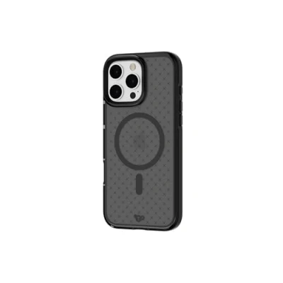 Abbildung von tech21 EvoCheck für iPhone 16 Pro Max kompatibel mit MagSafe Aufprallschutz Hülle Rauchkohle