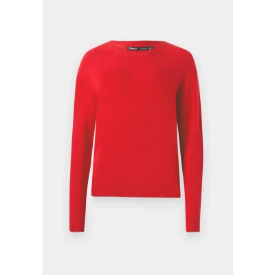 Abbildung von ONLY Onllesly NOOS Strickpullover, Damen, Größe: XS, Salsa