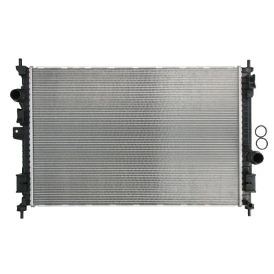 Abbildung von NRF 550261 Kühler, Motorkühlung Aluminium 647 430 26 mit Dichtring Kühlrippen gelötet CITROËN: Berlingo II Kastenwagen