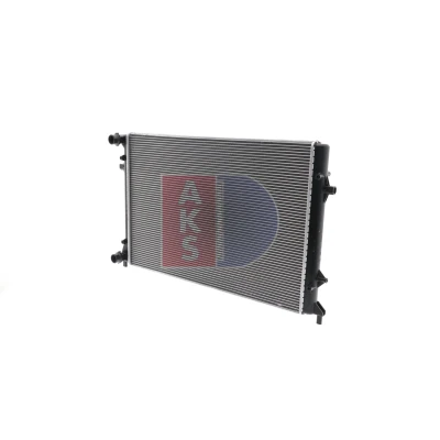 Abbildung von AKS DASIS 040031N Kühler, Motorkühlung 650 445 33 Kühlrippen gelötet VOLKSWAGEN: Golf 5 Schrägheck, Passat B6 Variant, B7 Variant
