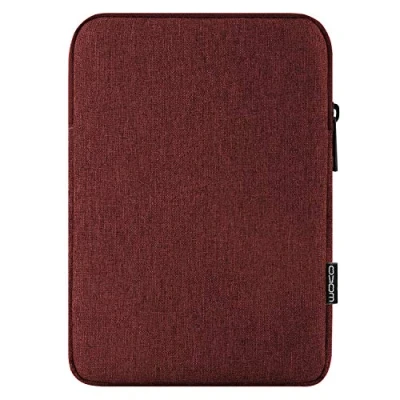 Abbildung von MoKo 9 11&quot; Tablet Tasche für iPad Air M2 2024/Air 5/4 10,9, Pro 11 M4 2024, 10th 2024/9th/8th/7th, 9.7, Galaxy Tab S9/S8 2023/A 10.1,Surface Go 2 10.5, Wein Rot