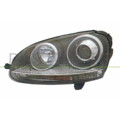Abbildung von PRASCO VG0374903 Scheinwerfer rechts D2S/H7 Xenon mit Stellmotor für LWR VOLKSWAGEN: Golf 5 Schrägheck