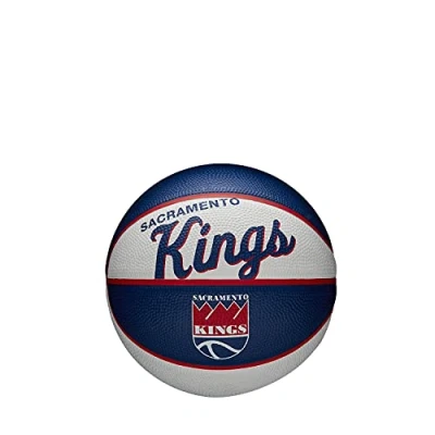 Abbildung von Wilson MINI Basketball TEAM RETRO, SACRAMENTO KINGS, Outdoor, Gummi, Größe: