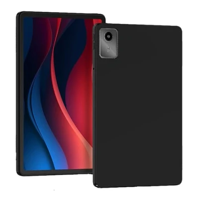 Abbildung von GIOPUEY Hülle für Lenovo Tab M11 2024, Weiche TPU Rückschale, Ultra schlank, Anti Vibration und Rutsch, Keine sperrigen Schwarz