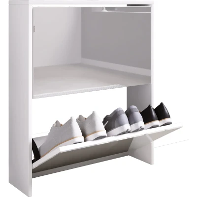 Abbildung von VCM Schuhschrank Holz Schuhkipper Spiegel Stido L (1 St)