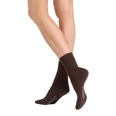 Abbildung von Hudson Damen Socken Relax Woolmix Clima klimaregulierend Brownmel. 0763 39 42