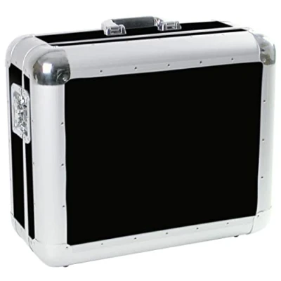 Abbildung von ROADINGER Plattenspieler Case Tour ALU schwarz Flightcase für einen (bis 450 mm Breite)