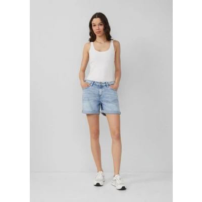 Abbildung von QS Regular FIT Jeans Shorts, Damen, Größe: 40, Blau