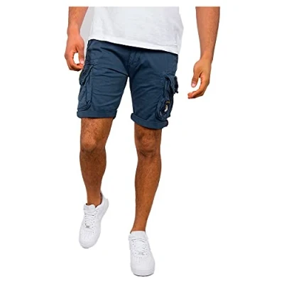 Abbildung von Alpha Industries CREW Patch Shorts, Herren, Größe: 38, New navy