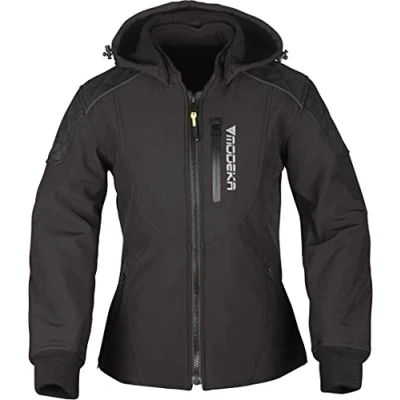 Abbildung von Modeka Motorradjacke Clarke Lady Softshelljacke schwarz