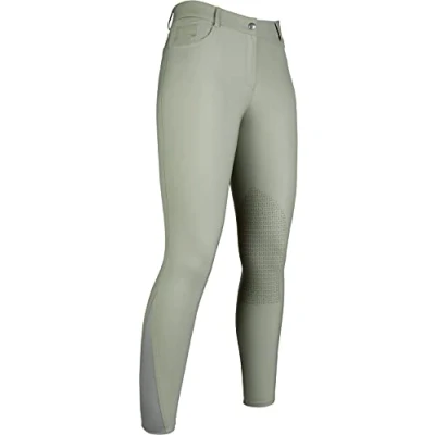 Abbildung von HKM Reithose Sunshine Silikon Kniebesatz Kids Graugrün 164