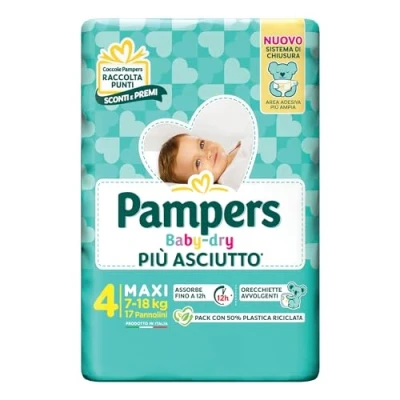 Abbildung von Pampers Babydry Flash Größe 4 Maxi 7 18 kg Windeln