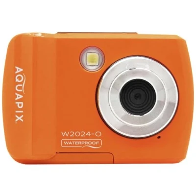 Abbildung von Aquapix W2024 &#039;Splash&#039; Unterwasserkamera, Wasserfest bis 3m, 2.4&quot; Display, Auflösung 16 MP, 8x Digital Zoom, 5MP Sensor, Orange