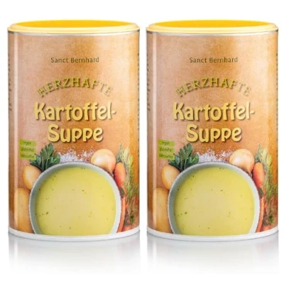 Abbildung von Sanct Bernhard Kartoffelsuppe Vegan, laktosefrei &amp; glutenfrei 70% Kartoffelanteil 2 x 600g