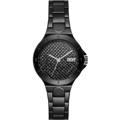 Abbildung von DKNY Quarz Uhr, Damen, Größe: One Size, Schwarz